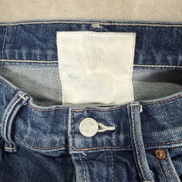 Mother Superior The Trickster Ankle Born To Be Bitten Jeans Size 25 Button Fly - Picture 4 of 13